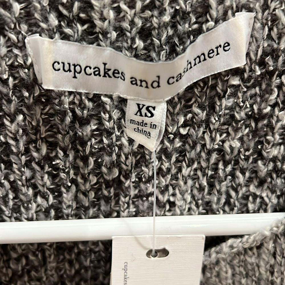 Cupcakes and Cashmere Etoile Star Open Front Side-tie Cardigan Size XS - Picture 5 of 10